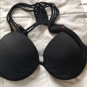 Victoria’s Secret Black crochet Bikini Top